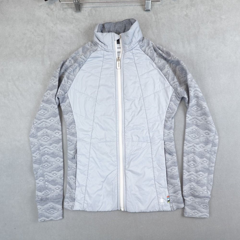 Smartwool Smartloft 60 Full Zip Jacket Insulated Womens XS Wool Blend Quilted